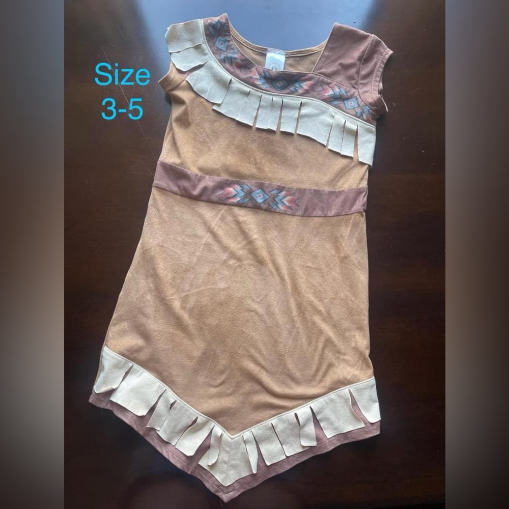 Little Adventure Pocahontas dress up costume. Size 3-5
